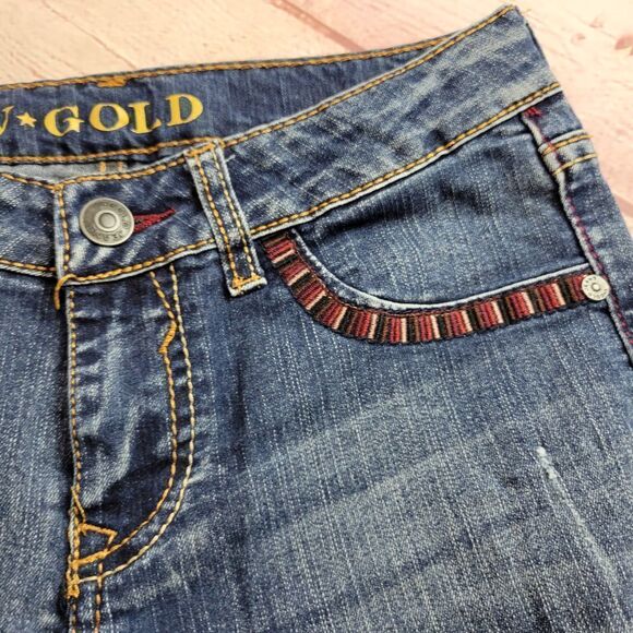 V Gold straight leg jeans 12 - Picture 5 of 7